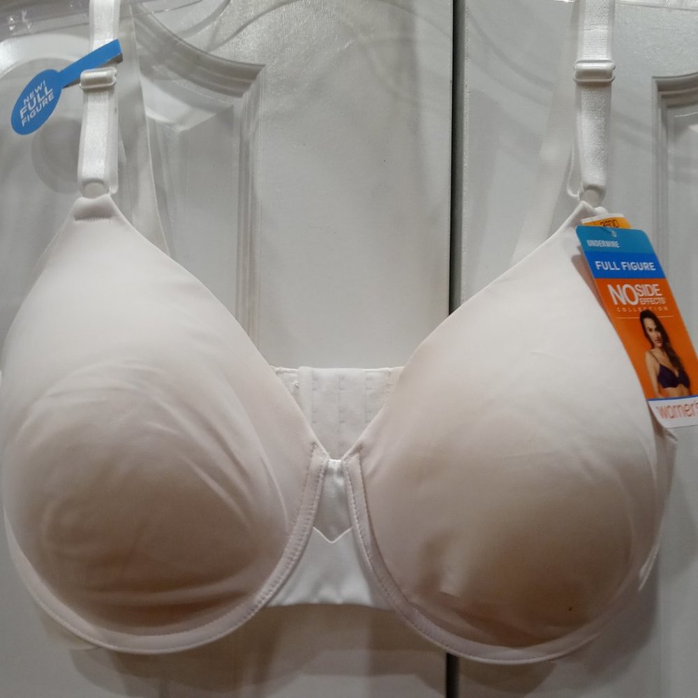 Warner's NWT White Underwire Plus Bra